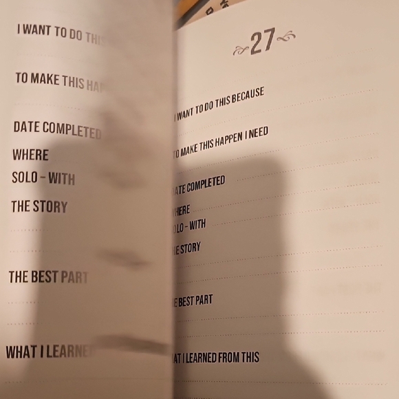 Eighteen Bucket List Journal - Never Used - Picture 5 of 6